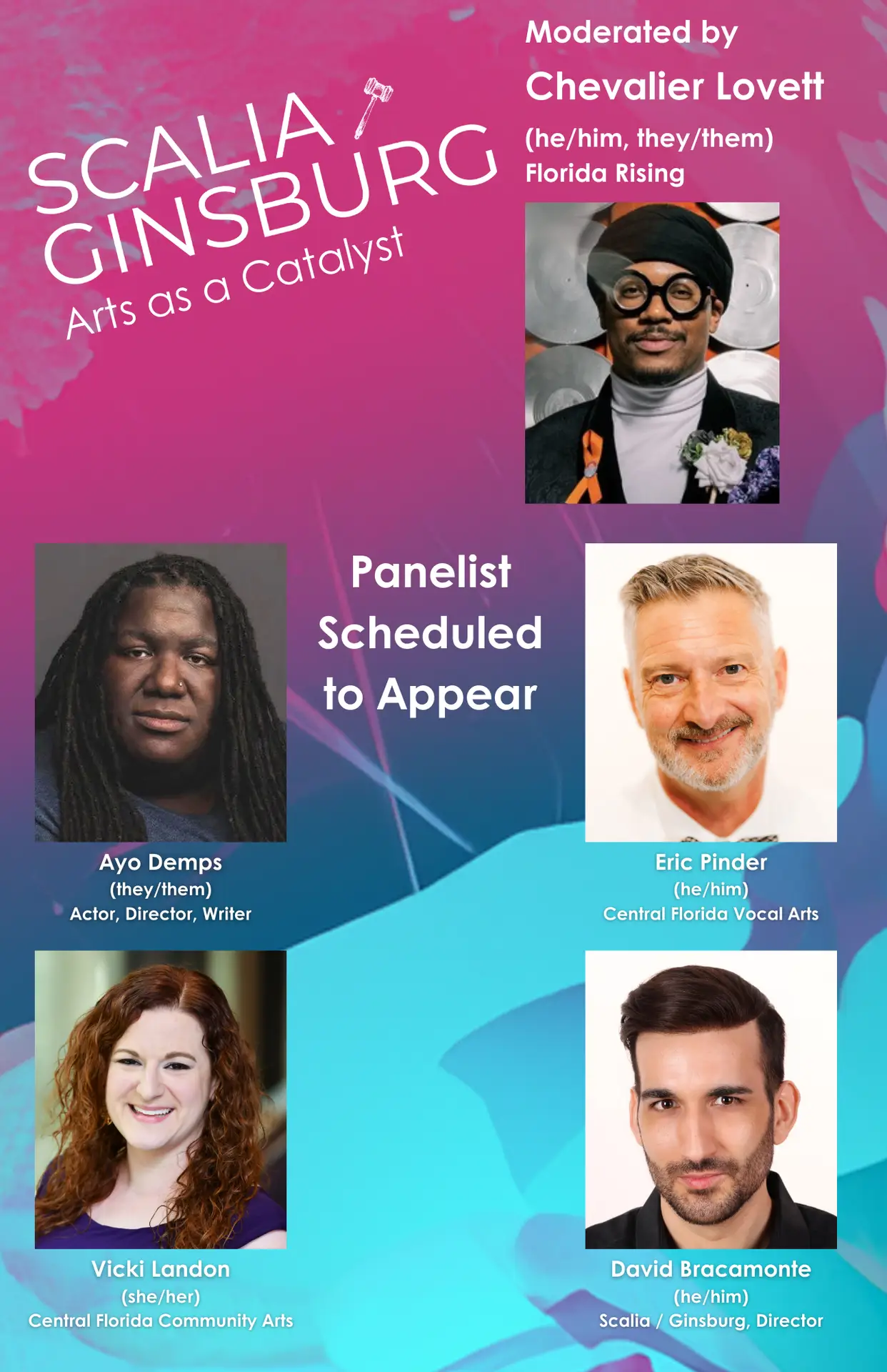Poster for Arts as a Catalyst