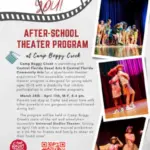 Poster for the After-School Theatre Program. Details on the link